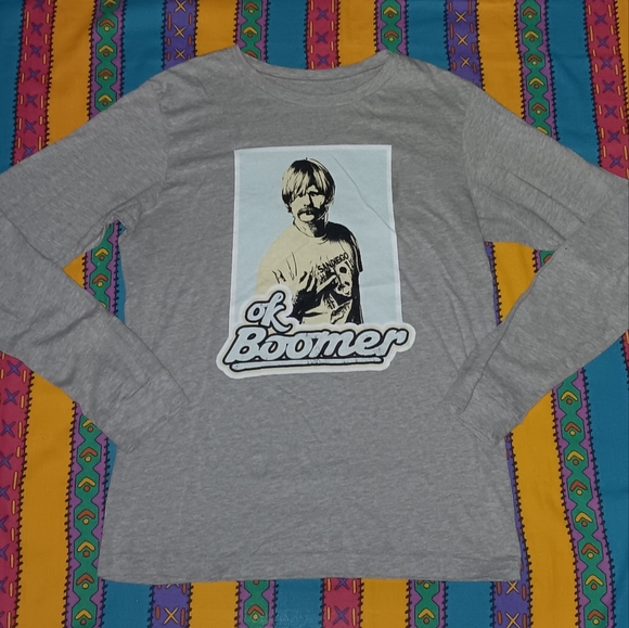 Blink 182 Tom Delonge First Date Boomer Long Sleeve Shirt Band Tee - Picture 1 of 4